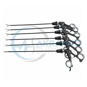 High Quality 6 Pcs <b>Laparoscopic</b> Grasper Set 5mm x 330mm Reusable Stainless Steel Laparoscopy Surgery <b>Instruments</b> - Product Image 2