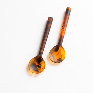 Ensemble d'ustensiles à salade en résine écologique, 100 % compatibles lave-vaisselle pour la maison et l'hôtellerie, comprend une cuillère à glace - Product Image 2