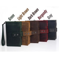 Organisateur de câbles, accessoires technologiques, porte-câbles, sac en cuir véritable, accessoires de voyage personnalisés, faits à la main, taille personnalisable