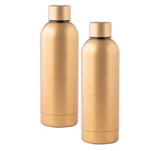 Juego de 2 botellas de agua de cobre puro, a prueba de fugas y sin uniones, con beneficios para la salud ayurvédica y del yoga. - Product Image 1