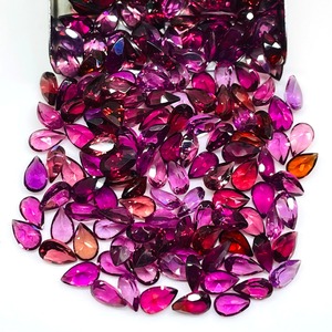 Gema de Rodolita Natural con Corte de Pera de 5mm, Piedra de Rodolita Suelta, Lote al por Mayor para Fabricación de Joyas - Product Image 6