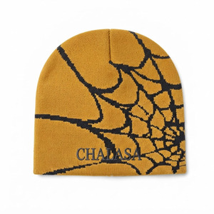 Factory Wholesale Custom Design All Covered Jacquard Logo 100% Wool Casual Unisex Winter Knitted Beanie Hats - Product Image 2