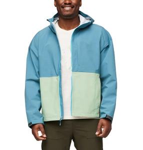 แจ็กเก็ตกันลมไนล่อนออกแบบโลโก้ได้ตามต้องการสไตล์ลำลองไซส์ใหญ่พิเศษพร้อมซิปปิดกันลม - Product Image 1