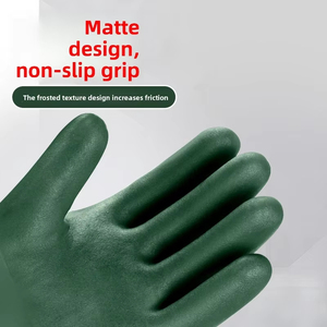 Gants en tricot de qualité supérieure avec paume en latex antidérapante, double enduit, doublure en nitrile double enduit, paume enduite de PVC - Product Image 5