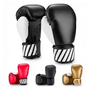 Guantes de Boxeo de Cuero de Primera Calidad con Agarre Personalizable, Diseño Superior, Venta al Por Mayor, Guantes de Boxeo de Dedo Completo - Product Image 1