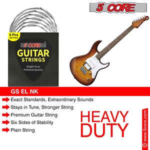Cuerdas para Guitarra Eléctrica de 5 Hilos para Guitarras de 6 Cuerdas, Acero Niquelado - Product Image 6
