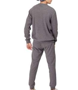 Ensemble de survêtement pour homme, confort quotidien, deux pièces, tissu doux, respirant, construction flexible, pour la salle de sport, l'entraînement, la course à pied et les vêtements décontractés - Product Image 2