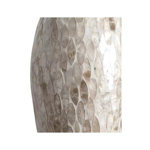 Modern Mother of Pearl Mosaic <b>Table</b> Vase <b>Round</b> Ceramic Floral Display Modern Home Decor Vietnam - Product Image 4