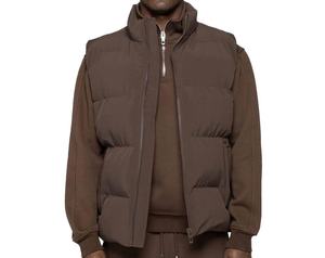 Chaleco Acolchado con Capucha para Hombre, Chaqueta sin Mangas para Exteriores, Ligero, Acolchado, para Invierno, Moda Urbana - Product Image 6