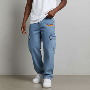 Jeans de Mezclilla con Logotipo Personalizado de Fábrica, Pantalones de Mezclilla de Algodón Premium con Precio Directo de Fábrica al por Mayor - Product Image 3