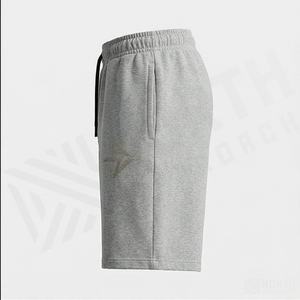 Shorts longs décontractés pour hommes en molleton 100 % coton, lavage délavé soleil, confortables et sur mesure, style uni et tendance pour l'été - Product Image 3