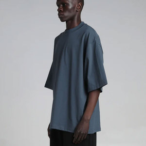 T-shirts pour hommes de haute qualité 100% coton, coupe ample, épaules tombantes, God High Street, 7,5 oz, poids lourd, coupe ample - Product Image 5
