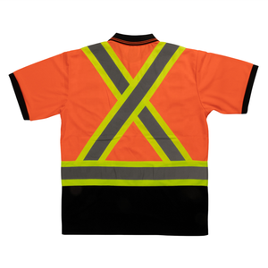 Camisetas Polo Uniforme de trabajo de seguridad Tops a granel OEM Premium Camisas Polo de seguridad de alta visibilidad Ropa DE TRABAJO reflectante Tops personalizables - Product Image 2