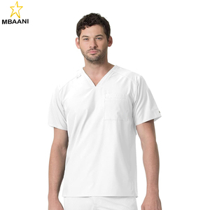 Uniformes Médicos para Hombre, Conjunto de Uniformes Médicos con Cuello en V de Corte Moderno - Product Image 1