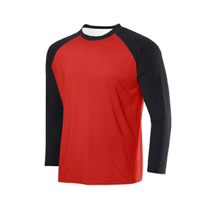 T-shirts d'été pour hommes en coton 100% de qualité supérieure, multicolores, manches longues, tissu tricoté, logo personnalisé, poids standard. - Product Image 3