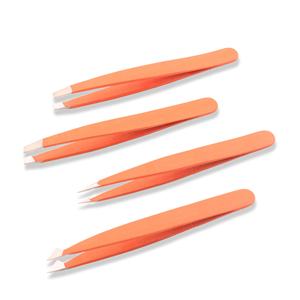 แหนบถอนขนคิ้วสำหรับผู้หญิง แหนบปลายเฉียงสำหรับขนบนใบหน้า ด้ามจับถนัดมือ แหนบถอนขนคิ้วคมกริบ พร้อมกล่องพกพา - Product Image 3