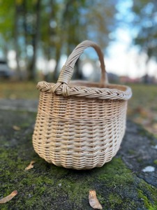 Rustic Decorative Wicker <b>Basket</b> Small Handmade Storage <b>Baskets</b> Natural Rattan Modern Multifunction Made in Viet Nam - Product Image 4