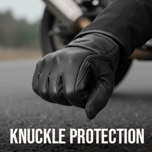 Gants de moto en cuir véritable, respirants, écologiques, antidérapants, pour écran tactile, pour hommes et femmes, doux, quatre saisons - Product Image 5