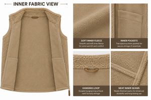 Gilet polaire sans manches pour femme de haute qualité, coupe-vent, respirant, séchage rapide, idéal pour la randonnée et les voyages, vente en gros, pas cher - Product Image 4