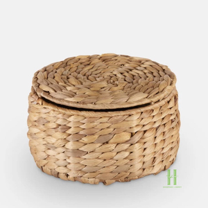 BEST WHOLESALE Woven Seagrass <b>Storage</b> Box with Lid Handmade Eco Friendly Basket Organizer Natural Home <b>Storage</b> Decoration - Product Image 4