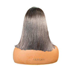 Perruques en cheveux naturels très tendance, perruques en dentelle suisse 2*6, couleur naturelle, longueur courte 8-10 pouces, 200g, mèches de cheveux naturels, longue durée de vie - Product Image 4