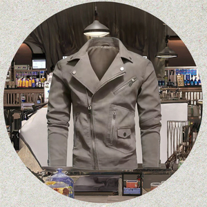 Chaquetas Safari para Hombre de SELF INDUSTRIES, Lisas, de Nailon, para Invierno, Bordadas, Transpirables, con Forro de Lana, Corte Holgado |   Clásico y Duradero - Product Image 3