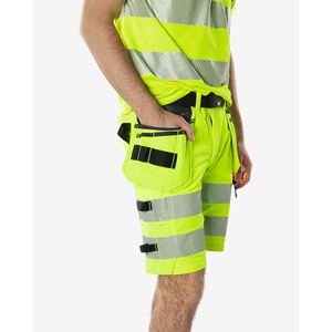 Shorts de sécurité haute visibilité pour hommes les plus vendus, shorts de travail cargo haute visibilité, shorts de sécurité de bonne qualité avec bande réfléchissante - Product Image 6