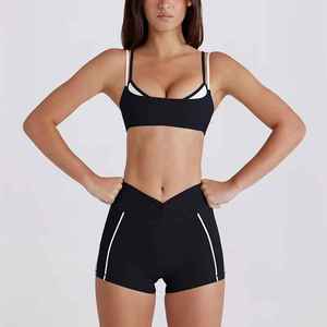 Yoga Set Gym Clothes Sportswear Fitness Suits Women Workout Bra Yoga Set <b>Crop</b> <b>Top</b> Long Sleeve Sports Suits Yoga Set - Product Image 4