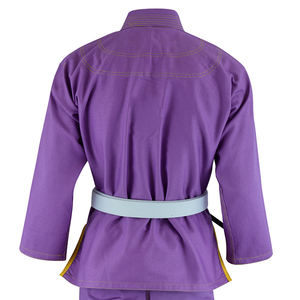 ชุดยูโด ชุดเทควันโด ชุดบราซิลเลียนยิวยิตสู คุณภาพดีที่สุด ผลิตจากผ้าฝ้ายเพิร์ล สำหรับฝึกซ้อม MMA พร้อมเข็มขัดสีขาว - Product Image 3