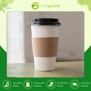 Fabricante Indio de Vasos de Papel de Pared Simple con Mangas, Ecológicos, de Grado Alimenticio y con Agarre Cómodo, Aptos para Té y Café - Product Image 3