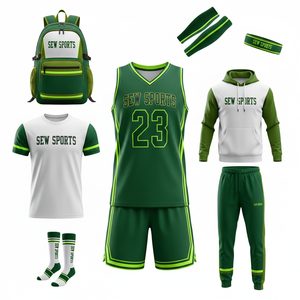 Paquete de uniforme de baloncesto, camisetas y pantalones cortos de equipo personalizados, tela de malla transpirable que garantiza comodidad y flexibilidad perfectas - Product Image 5