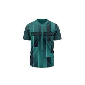 Maillot de baseball OEM à manches courtes, vierge et économique, vente en gros, fabricant de maillots de baseball imprimés par sublimation, uniformes de baseball - Product Image 3