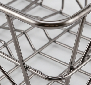 Premium Metal <b>Wire</b> <b>Storage</b> <b>Basket</b> Rectangle With Handles Simple Design Multi-Purpose Neatening Organizer - Product Image 2