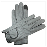 Gants d'équitation en cuir blanc pour enfants et jeunes, gants d'entraînement à l'équitation