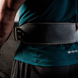 Cinturón de Cuero de Alta Calidad para Levantamiento de Pesas, Doble Costura, Resistente, para Sentadillas y Peso Muerto - Product Image 3