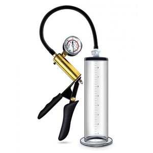 Pompe à pénis transparente Performance VX6 avec manomètre, produit sexuel - Product Image 1
