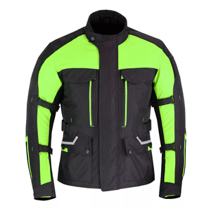 Custom Motorcycle <b>Racing</b> <b>Jacket</b> Lightweight Riding Apparel with Breathable Construction and Adjustable Fit - Product Image 4