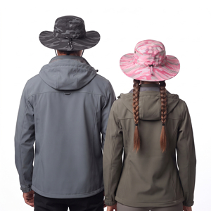 Chapeaux de camping à large bord camouflage d'été unisexes, protection solaire, chapeaux de pêcheur, chapeaux de safari style été - Product Image 2