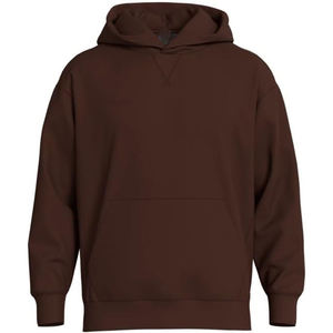 Sweat-shirt à capuche pour homme, couleur unie, en polaire, décontracté, pour l'automne, coupe classique, tricoté, manches longues - Product Image 1
