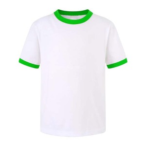 Camisetas de Hombre al por Mayor, las Más Vendidas, de Manga Corta, Cuello Redondo, Ropa Casual de Verano, Camisetas de Algodón, Camisetas Ringer - Product Image 1