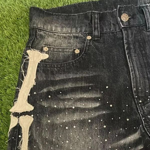 กางเกงขาสั้นผ้ายีนส์ระบายอากาศได้ดีมีสไตล์แบบ2025สำหรับผู้ชายกางเกงขาสั้นผ้าฝ้าย100% แบบปรับแต่งได้ - Product Image 6