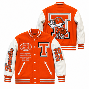 Custom Made Premium High Quality Wool Outdoor Varsity Jacket Stand Breathable Eco-Friendly Low MOQ OEM Services for Unisex - Product Image 1