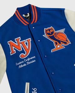 OEM Custom Blank Letterman Varsity <b>Jackets</b> / Wholesale Baseball Varsity <b>Jacket</b> <b>Real</b> <b>Leather</b> Sleeves - Product Image 3