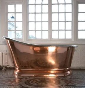 <b>Bath</b> Tub Free Standing Skirted Base Double Slipper Antique Handmade Modern Design Pure Copper <b>Bath</b> Tub Free Standing - Product Image 3