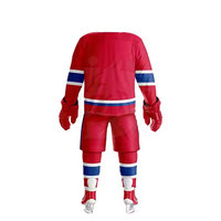 Uniforme de hockey sur glace pour homme adulte, polyester respirant et léger, fabriqué au Pakistan, service OEM disponible