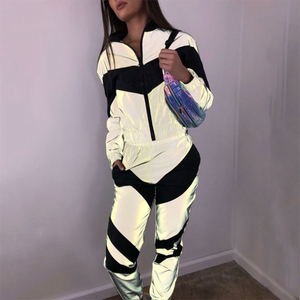 Unisex Spandex/Polyester Sporty Windbreaker Tracksuit <b>Top</b> Four-Way Stretch <b>Zipper</b> Fly Side Pockets Lightweight 2-In-1 Design for - Product Image 4