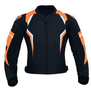 Veste de motard en cuir respirant de haute qualité pour l'hiver, veste de moto à vendre - Product Image 1