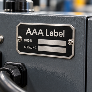 Serial Number <b>Metal</b> <b>Plate</b> Custom Aluminum Equipment Identification Tag OEM Manufacturer - Product Image 4