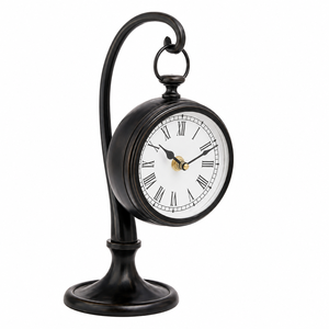 VITC-2005 mouvement à quartz d'horloge de table en bois de bronze antique pour la décoration intérieure ou l'utilisation de bureau cadeau parfait - Product Image 3