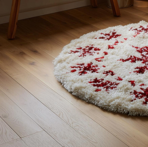 Tapis rond en laine tuftée à la main, de haute qualité, motif moderne, fait main, écologique, pour salon, chambre d'enfants, hôtels, bureau - Product Image 5